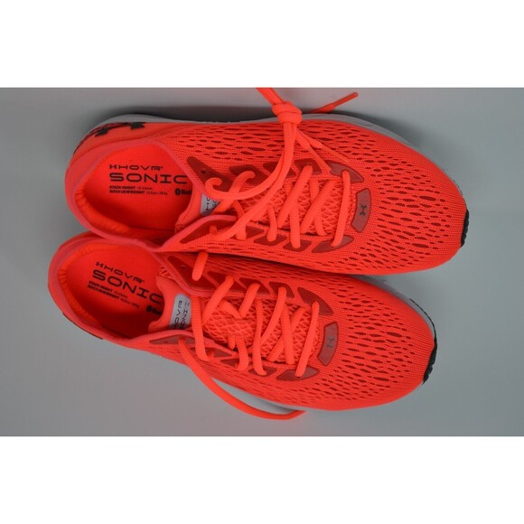 Under Armour UA Hovr Sonic 3 3022586-601 Running Shoes Men 8 Red Orange Sneakers - Picture 4 of 11